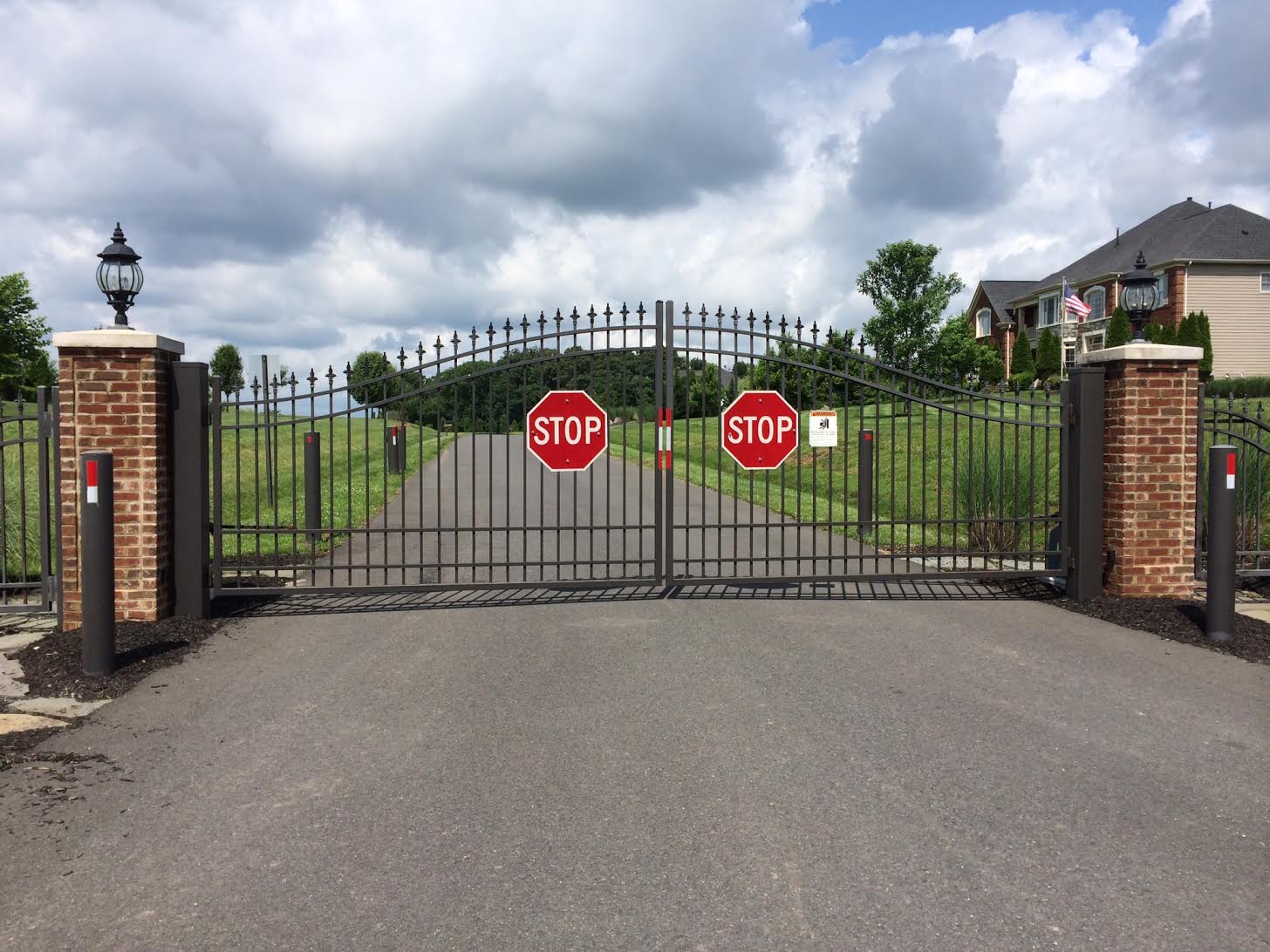 Automatic Alum Entryway Gate Automatic Aluminum Entryway Gate